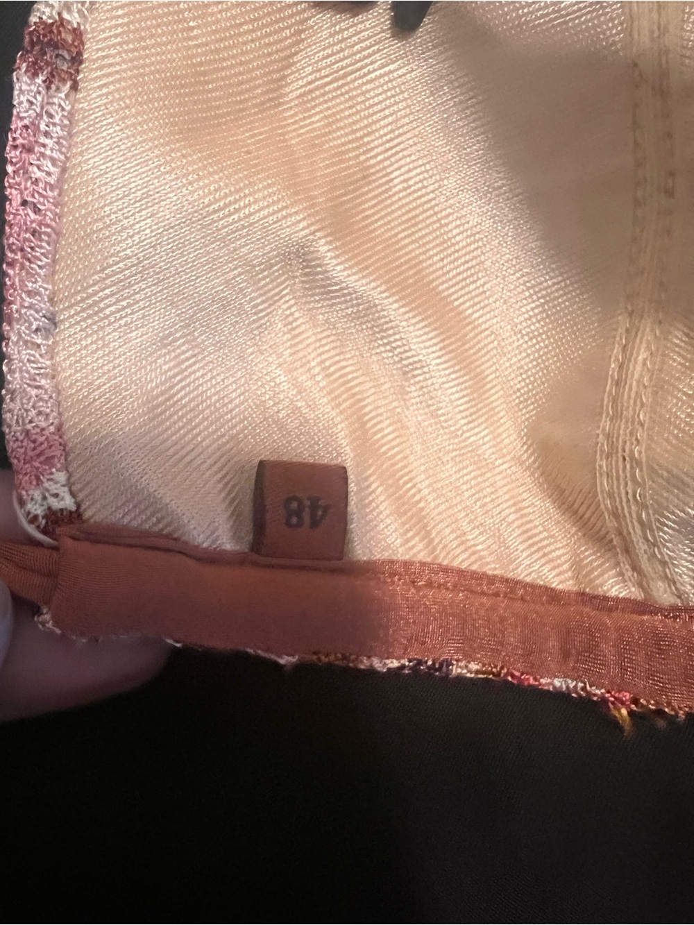 Missoni Orange Multi Wave Print Triangle Bikini - Picture 7 of 10